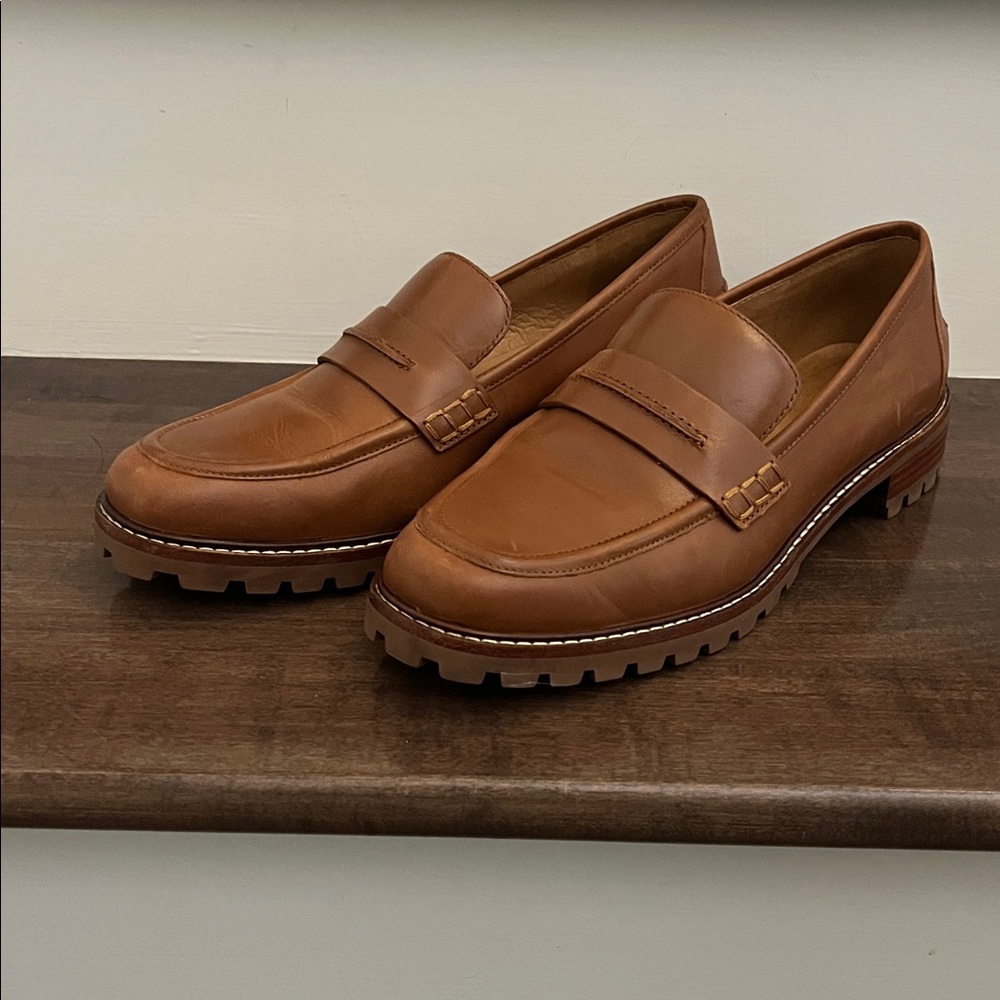 Madewell Corinne Lugsole Loafer in Dried Maple